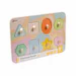CLASSIC WORLD Układanka Puzzle Klocki Geometryczne 9 el. - 006
