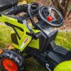 FALK Traktor CLAAS na Pedały z Przyczepą, Łyżką i Spychaczem od 3 Lat - 008