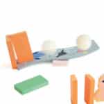 Drewniany Tor Domino z Przeszkodami Classic World – Klocki Kinetyczne Montessori - 006