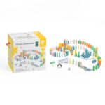 Drewniany Tor Domino z Przeszkodami Classic World – Klocki Kinetyczne Montessori - 007