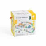 Drewniany Tor Domino z Przeszkodami Classic World – Klocki Kinetyczne Montessori - 008