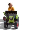 FALK Traktor CLAAS na Pedały z Przyczepą, Łyżką i Spychaczem od 3 Lat - 012