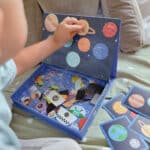 TOOKY TOY Układanka Magnetyczna Puzzle Montessori Pudełko Edukacyjne Kosmos 72 el. - 005