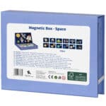 TOOKY TOY Układanka Magnetyczna Puzzle Montessori Pudełko Edukacyjne Kosmos 72 el. - 009