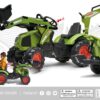 FALK Traktor CLAAS na Pedały z Przyczepą, Łyżką i Spychaczem od 3 Lat - 016