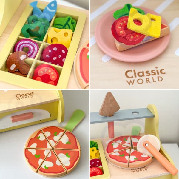 CLASSIC WORLD Drewniany Piec do Pizzy Oven Pizza 3+ FSC - 003
