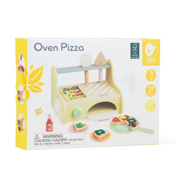 CLASSIC WORLD Drewniany Piec do Pizzy Oven Pizza 3+ FSC - 016