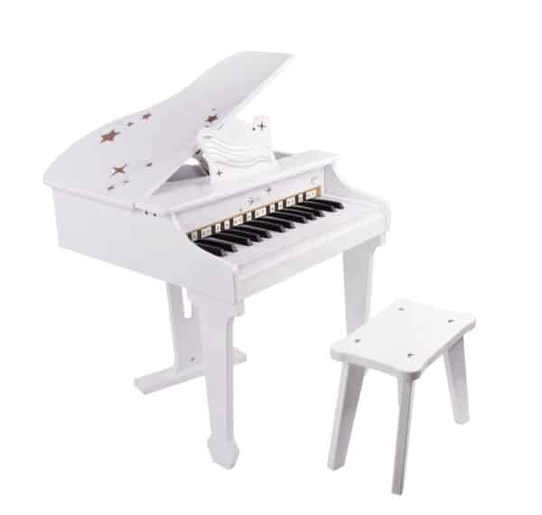 CLASSIC WORLD Duże Pianino Fortepian dla Dzieci z Krzesełkiem i Książeczką do Nauki - 004