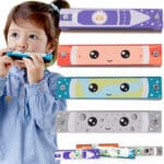 CLASSIC WORLD Drewniana Harmonijka Ustna dla Dzieci 1 szt. - 001