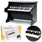 CLASSIC WORLD Pianino Czarne Drewniane Fantasy - 001