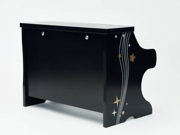 CLASSIC WORLD Pianino Czarne Drewniane Fantasy - 008