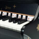 CLASSIC WORLD Pianino Czarne Drewniane Fantasy - 009