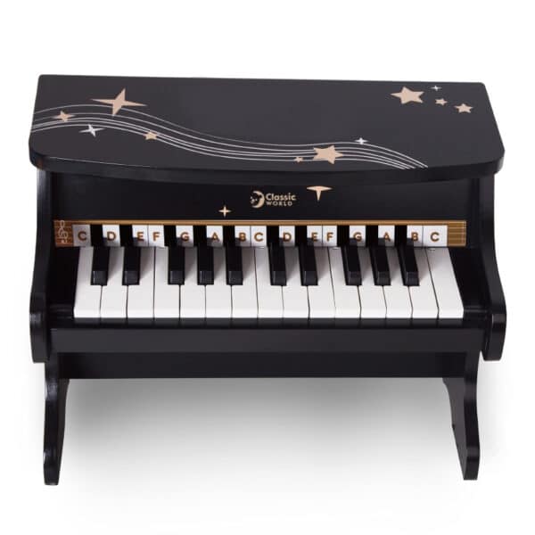 CLASSIC WORLD Pianino Czarne Drewniane Fantasy - 010