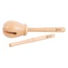 CLASSIC WORLD EDU Drewniany Instrument Muzyczny Woodblock Rytmiczny 2 el.