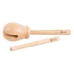 CLASSIC WORLD EDU Drewniany Instrument Muzyczny Woodblock Rytmiczny 2 el. - 002