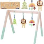 TOOKY TOY Baby Gym Stojak Edukacyjny Gimnastyczny 3 Pluszowe Zawieszki - 001
