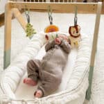TOOKY TOY Baby Gym Stojak Edukacyjny Gimnastyczny 3 Pluszowe Zawieszki - 002