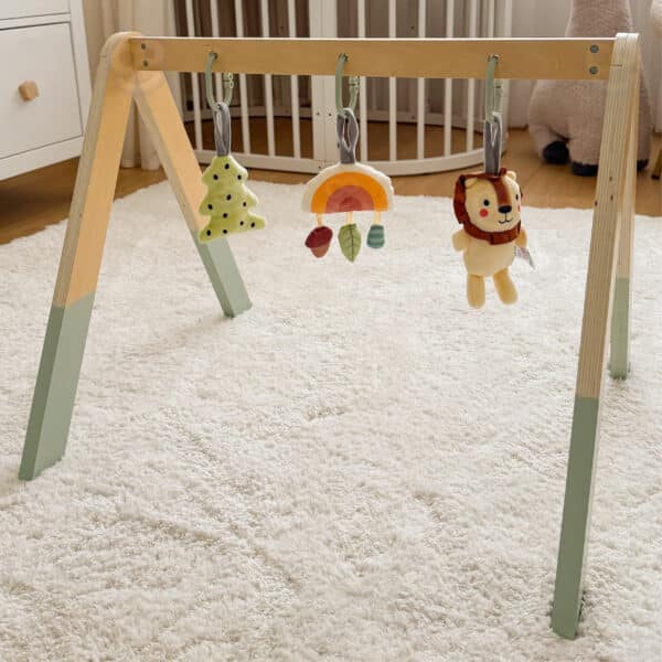 TOOKY TOY Baby Gym Stojak Edukacyjny Gimnastyczny 3 Pluszowe Zawieszki - 004