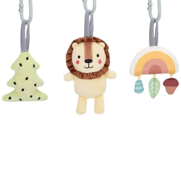 TOOKY TOY Baby Gym Stojak Edukacyjny Gimnastyczny 3 Pluszowe Zawieszki - 005