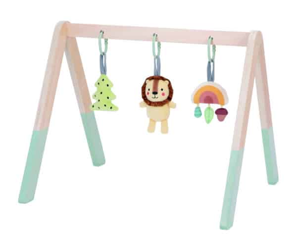 TOOKY TOY Baby Gym Stojak Edukacyjny Gimnastyczny 3 Pluszowe Zawieszki - 007