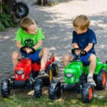 FALK Traktor na Pedały Supercharger z Przyczepą i Otwieraną Maską Czerwony 2-5 lat - 004