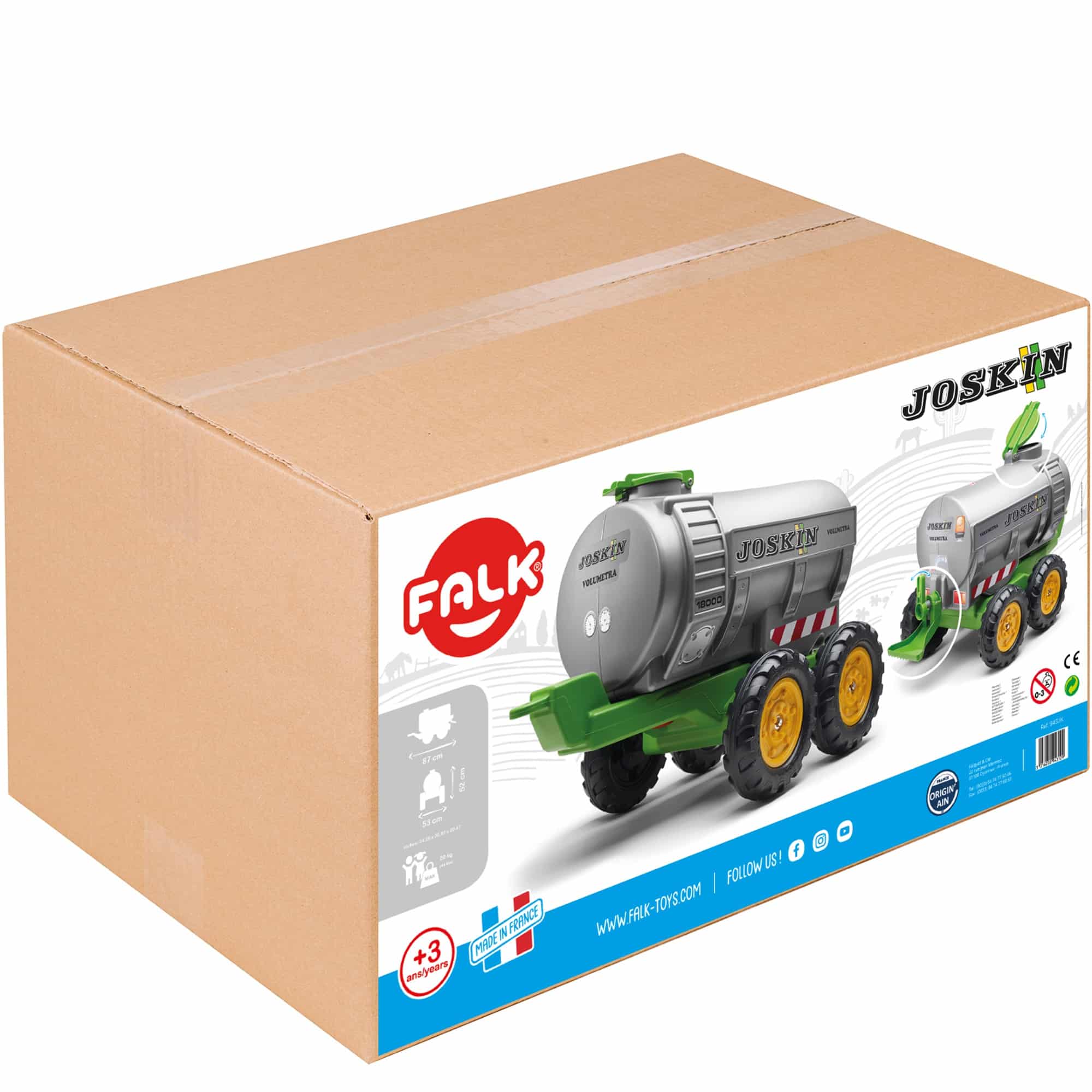 FALK Przyczepka Cysterna Joskin dla Dzieci od 3 Lat - 013