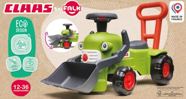 FALK Traktorek Jeździk z Przyczepką i Łyżką - 010