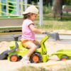 FALK Traktorek Claas Jeździk z Przyczepką Ładowarką i Łyżką - 002