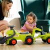 FALK Traktorek Claas Jeździk z Przyczepką Ładowarką i Łyżką - 004
