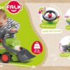 FALK Traktorek Claas Jeździk z Przyczepką Ładowarką i Łyżką - 012
