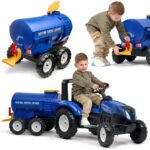 FALK Przyczepa Cysterna Beczkowóz z Kranem New Holland Niebieska 3-7 Lat - 001
