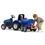 FALK Przyczepa Cysterna Beczkowóz z Kranem New Holland Niebieska 3-7 Lat - 009