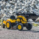 FALK Traktor na Pedały Koparka Komatsu z Przyczepą i Łyżką 2-5 Lat - 003