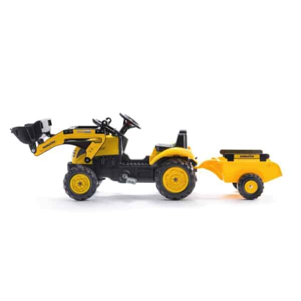 FALK Traktor na Pedały Koparka Komatsu z Przyczepą i Łyżką 2-5 Lat - 007