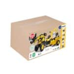 FALK Traktor na Pedały Komatsu z Łyżką Koparką i Przyczepą 2-5 lat - 009