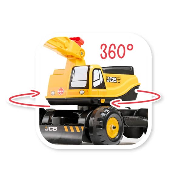 FALK Koparka JCB DIGGER Obrotowa Żółta Ruchoma Łyżka Od 3 Lat. - 004