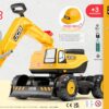 FALK Koparka JCB DIGGER Obrotowa Żółta Ruchoma Łyżka Od 3 Lat. - 010