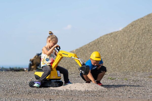 FALK Koparka Komatsu Obrotowa Łopata + Kask - 005