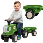 FALK Jeździk Traktor z Przyczepą Birdy Farm Zielony 1-3 lat - 001