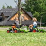 FALK Traktor Claas Zielony z Przyczepą i Łyżką na Pedały od 2-5 lat - 005