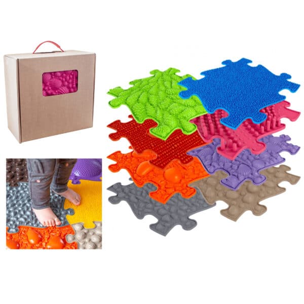 WOOPIE Mata Sensoryczna Ortopedyczna Puzzle 8 el. WERSJA-1A - 003
