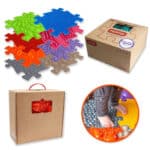 WOOPIE Mata Sensoryczna Ortopedyczna Puzzle 8 el. WERSJA-1A - 006