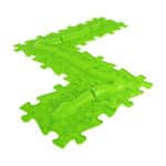 WOOPIE Mata Sensoryczna Ortopedyczna Puzzle Wąż Zielony 6 el. - 002
