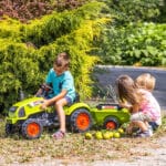 FALK Traktorek Claas Zielony na Pedały Klakson Przyczepa 2-5 lat - 003