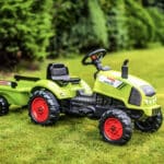 FALK Traktorek Claas Zielony na Pedały Klakson Przyczepa 2-5 lat - 004