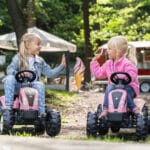 FALK Traktor Country Star Różowy na Pedały + Przyczepka i Klakson 2-5Lat. - 014