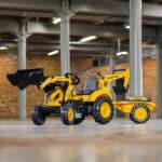 FALK Traktor na Pedały Komatsu Koparko-Ładowarka z Przyczepą 3-7 lat - 003