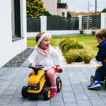 FALK Traktorek JCB Pomarańczowy z Przyczepką od 1-3 lat - 007