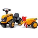 FALK Traktorek JCB Pomarańczowy z Przyczepką od 1-3 lat - 010