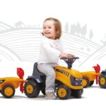 FALK Traktorek JCB Pomarańczowy z Przyczepką od 1-3 lat - 013